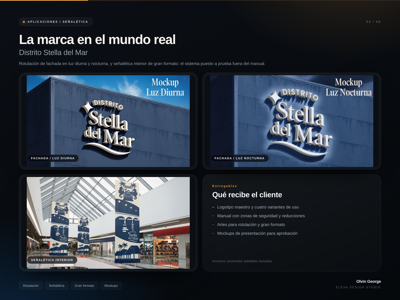 Signage & environmental design / portfolio artwork